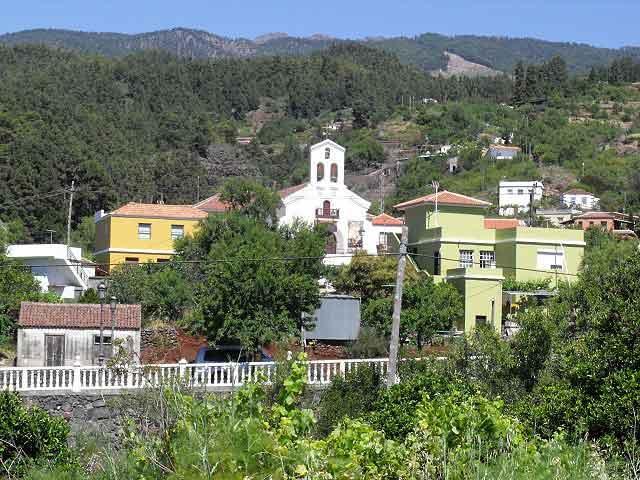 Blick auf den Ort Puntagorda